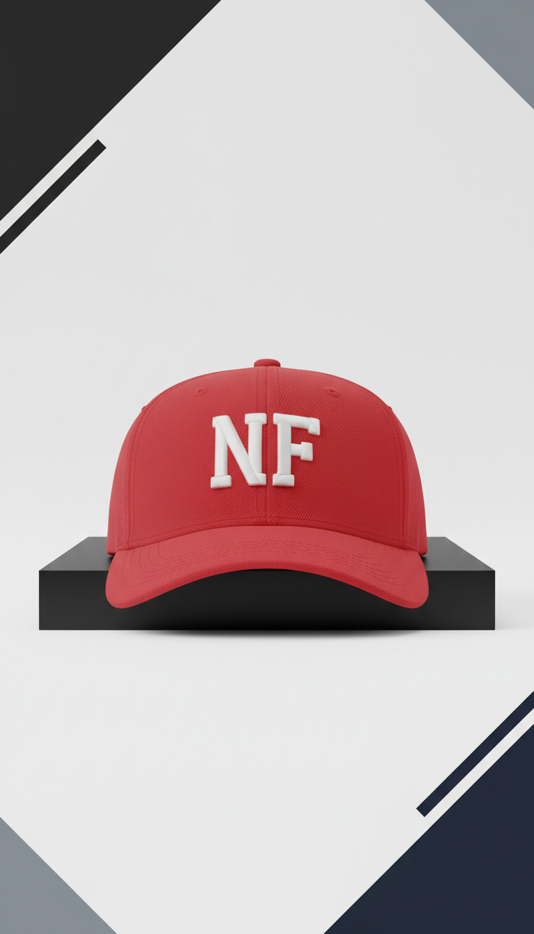 Signal Red Designer Cap with NF Monogram