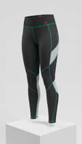 Compression Leggings With Mesh Panels
