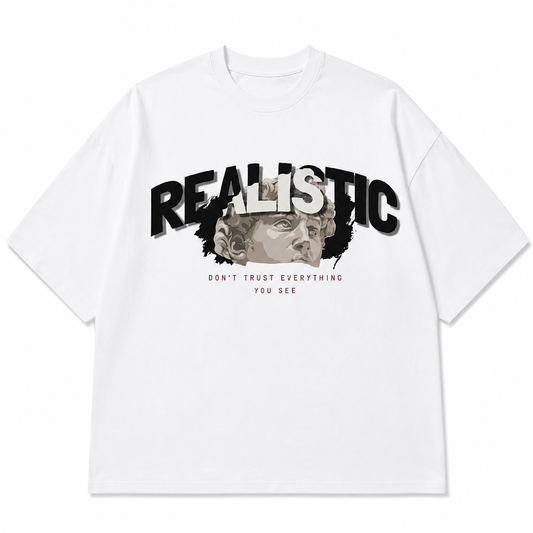 REALISTIC Oversized Boxy Fit T-Shirt
