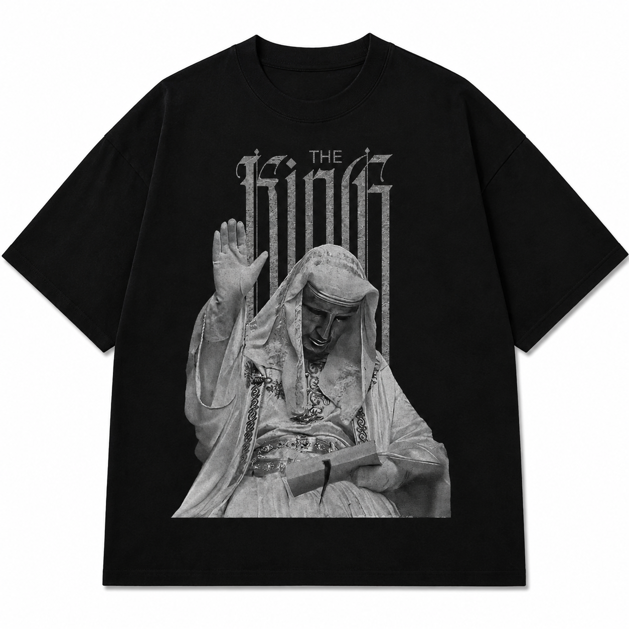 THE KING Oversized Boxy Fit T-Shirt