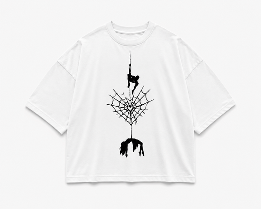 Lost Gwen Oversized Boxy Fit T-Shirt – White