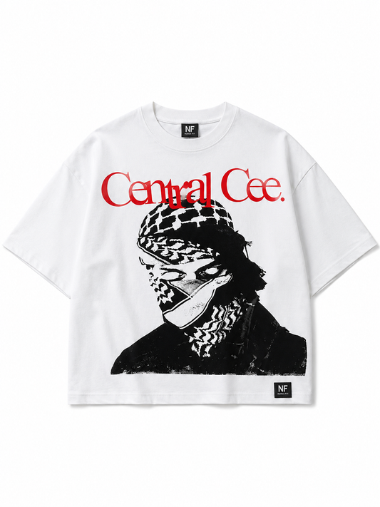 Central Cee Graphic Oversized Boxy Fit T-Shirt