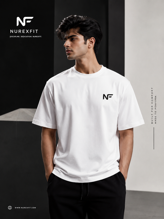Cropped Boxy  Fit T-Shirt For Men
