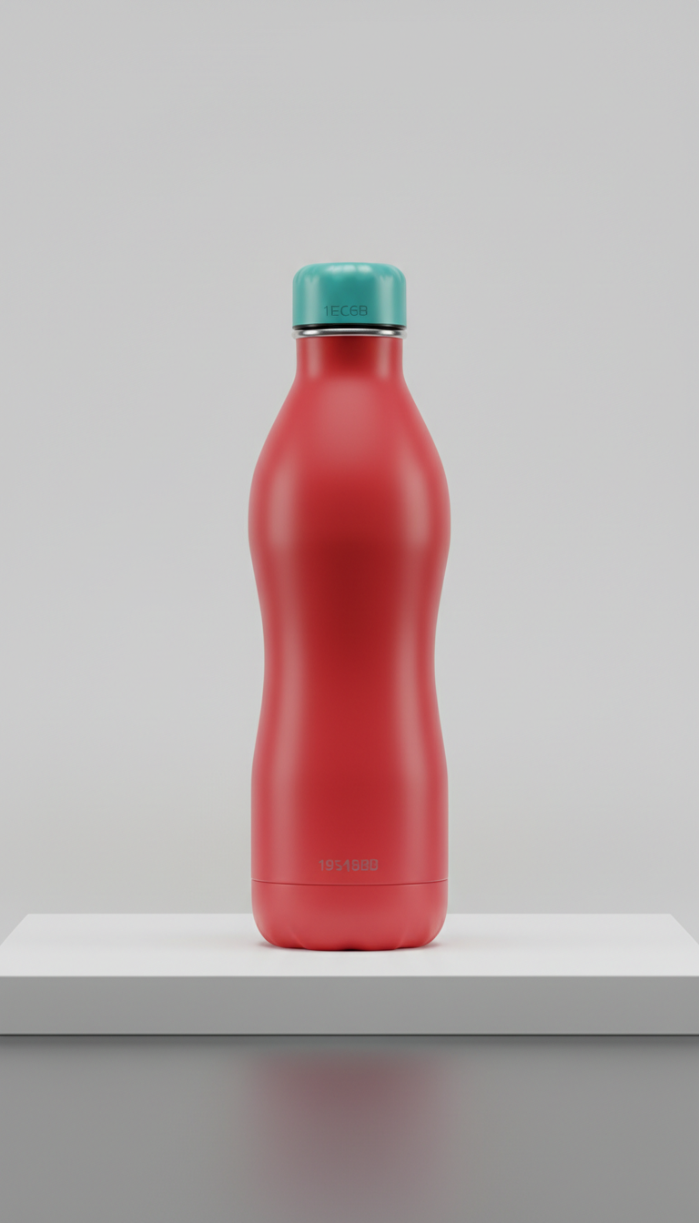 Double-Wall Steel Hydration Bottle Minimal Logo