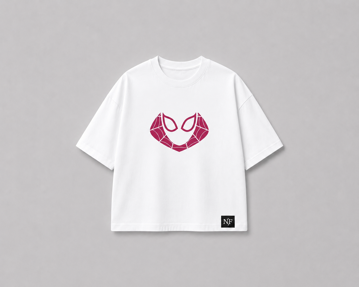 NurexFit Boxy Fit Spider Graphic Oversized T-Shirt – Premium Heavyweight Cotton Tee
