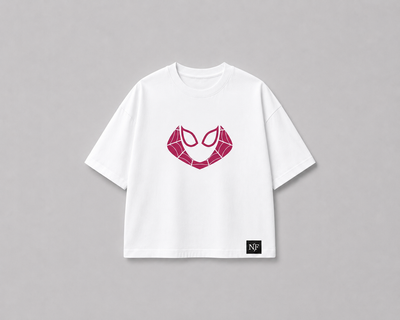 NurexFit Boxy Fit Spider Graphic Oversized T-Shirt – Premium Heavyweight Cotton Tee