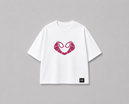NurexFit Boxy Fit Spider Graphic Oversized T-Shirt – Premium Heavyweight Cotton Tee