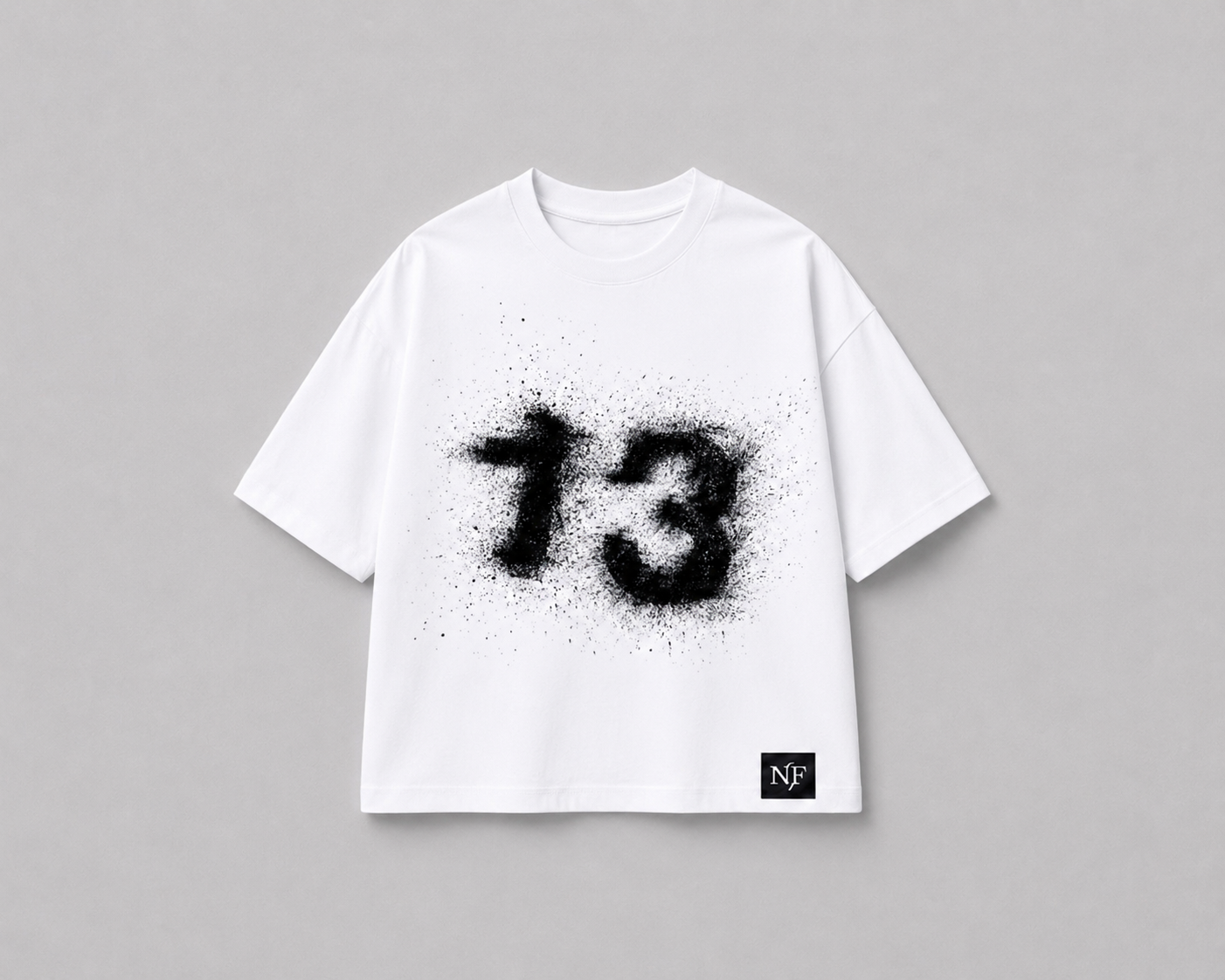 NurexFit Phantom 13 Boxy Fit T-Shirt – White