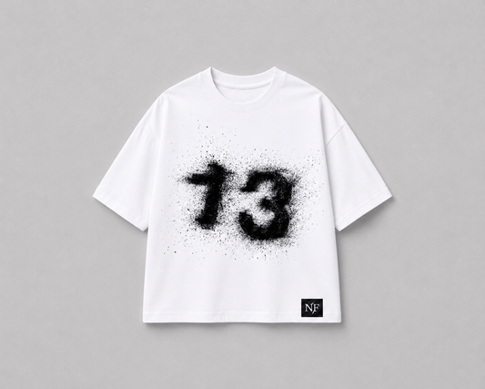 NurexFit Phantom 13 Boxy Fit T-Shirt – White