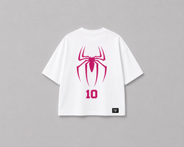 NurexFit Boxy Fit Spider Graphic Oversized T-Shirt – Premium Heavyweight Cotton Tee